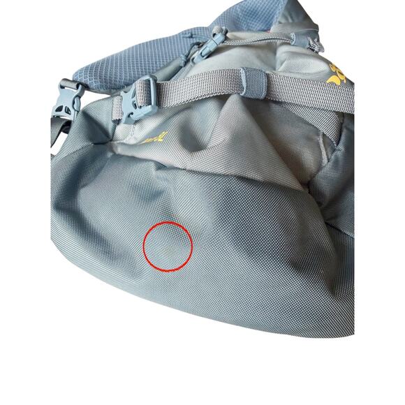 Patagonia Atom Sling Bag Backpack Crossbody Dusty Blue and Yellow main image 4